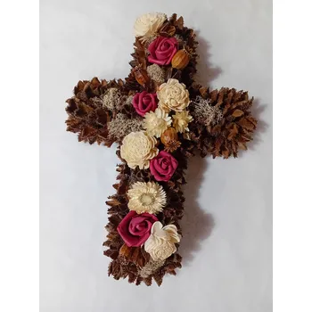 ZAHRADNÍ TECHNIKA VOLEJNÍK Bukvicový kříž velký č.2 dekorace