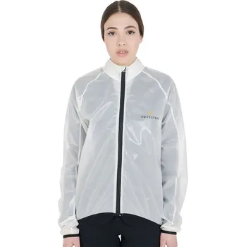 Nepromokavá bunda EQUESTRO, unisex, S, bílá