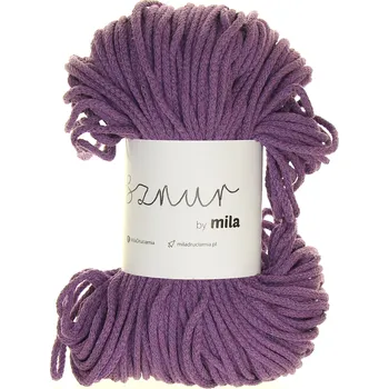 Příze Šňůry Mila 3 mm fialková