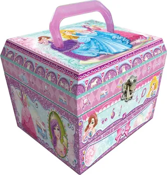 dětské šminky a malovátka Alltoys Kosmetický kufřík pro princezny růžový