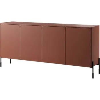 Šatní skříň Komoda SONATIA 200 4D4SZ, Burgund