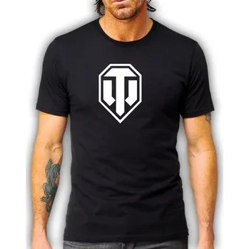 pánské tričko WORLD OF TANKS-Logo M Bílá