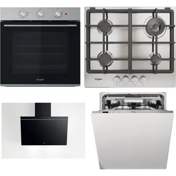 Set domácích spotřebičů WHIRLPOOL OMK38HU0X + WHIRLPOOL TGML 661 IX R + WHIRLPOOL AKR 62F LT K + WHIRLPOOL WIO 3O540 PELG