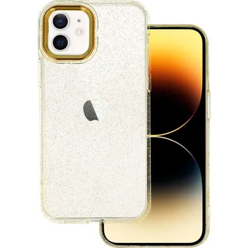 Pouzdro na mobilní telefon Tel Protect Gold Glitter Case pro Iphone 12/12 Pro gold