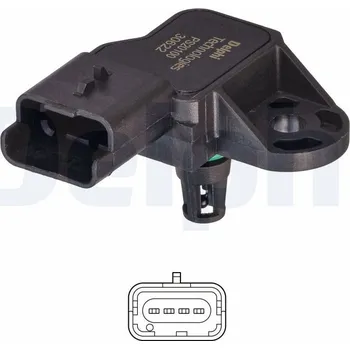 Čidlo automobilu Senzor tlaku sacího potrubí DELPHI PS20100-12B1