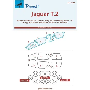 Plastikový model 1/72 Canopy mask Jaguar T.2 (ITAL)