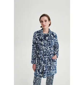 Dámský župan Vamp - Dámský župan s potiskem 19072 - Vamp blue iberian XXL