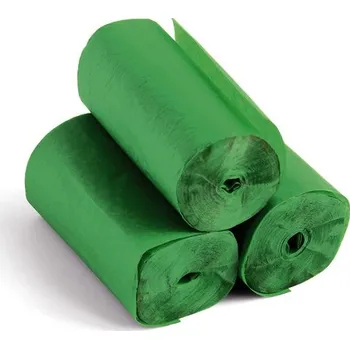 Konfeta TCM FX pomalu padající konfety-serpentýny 10mx5cm, tmavě zelené, 10x