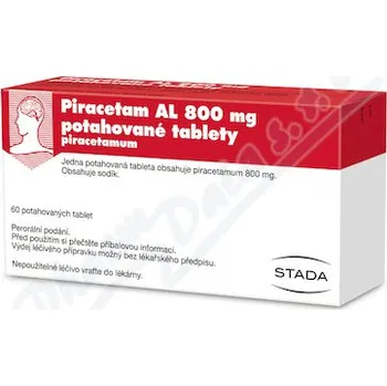 Lék na neurologické potíže Piracetam AL 800mg tbl.flm.60