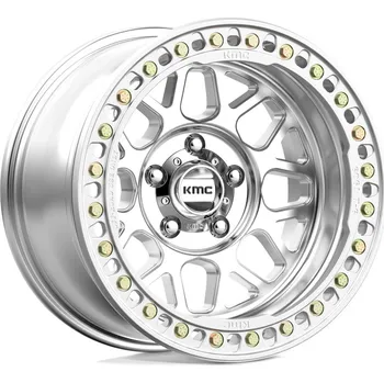 Plechové kolo KMC KM235 GRENADE CRAWL BEADLOCK disk 18x9 8x165.1 125.1 ET-24, Silver