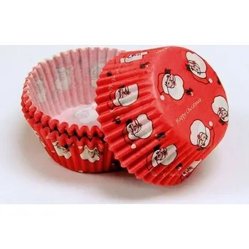 Potravinová fólie Santa - košíčky 50 x 30 mm (60 ks)