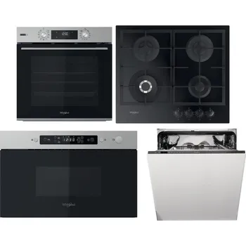 Set domácích spotřebičů WHIRLPOOL OMSK58RU1SX + WHIRLPOOL GOFL 629/NB1 + WHIRLPOOL MBNA910X + WHIRLPOOL WIO 3T133 PE 6.5