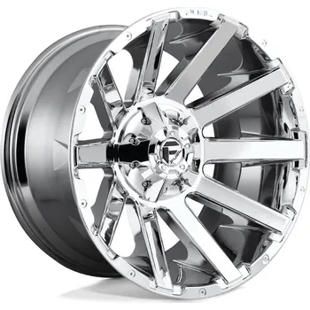 Plechové kolo Fuel D614 CONTRA disk 22x12 8x170 125.1 ET-44, Chrome