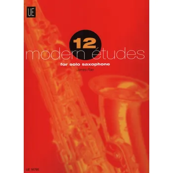 12 MODERN ETUDES for solo saxophone / moderní etudy pro saxofon