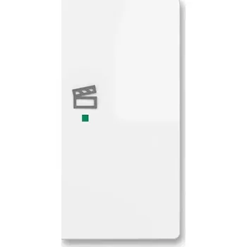 Elektroinstalační materiál 6220T-A02203 500 Kryt 2násobný pravý, symbol "scény", bílá, Zoni, ABB