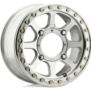 Plechové kolo KMC Powersports KS234 ADDICT 2 BEADLOCK disk 15x6 4x137 112.1 ET38, Silver