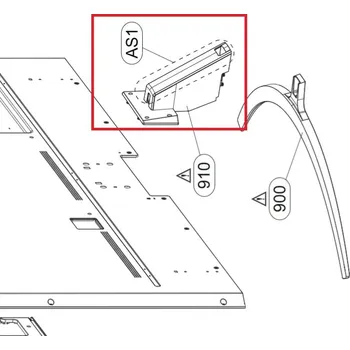 Televizor Originální mezikus a krk ABA30019607 pro TV LG