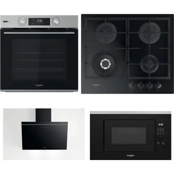 Set domácích spotřebičů WHIRLPOOL OMSK58RU1SX + WHIRLPOOL GOFL 629/NB1 + WHIRLPOOL AKR 62F LT K + WHIRLPOOL WMF200G