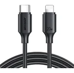 Synchronizační a nabíjecí kabel JOYROOM pro Apple zařízení - Lightning / USB-C - spirálový - černý - 1,5m