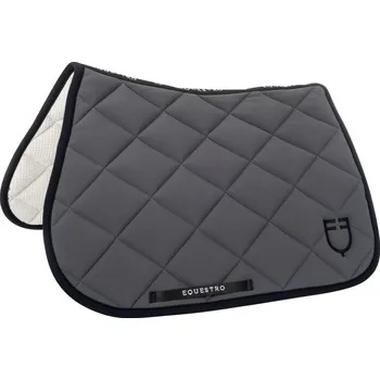 EQUESTRO Dečka podsedlová Black Line Equestro, skoková, asphalt PONY