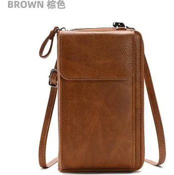 Kabelka Dámská kabelka a peněženka v jednom - hnědý