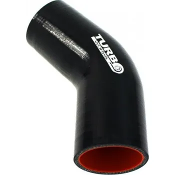 Zapalovací a žhavicí svíčka TurboWorks Silikónové koleno TurboWorks Pro Black 45° - 80mm (3,14")