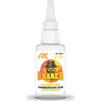 AK Interactive AK Glues & Cement ERASER CLEANER FOR CYANOCRYLATE (EXCESS REMOVER)