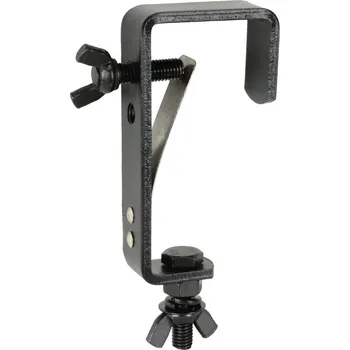 Žárovka Hák montážní s planžetou, černý, 25 kg