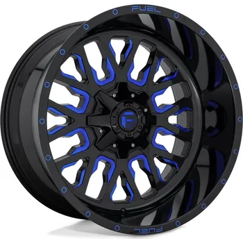 Alu kolo Fuel D645 STROKE disk 22x12 8x180 124.2 ET-44, Gloss black
