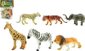 Figurka Teddies Zvířátka safari ZOO 6 ks
