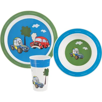 dětská jídelní sada Orion Dětská jídelní UH sada kulatá 3 ks