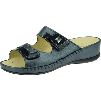 Dámské pantofle Dámské kožené pantofle Rega Shoes F005 Velikost: 40