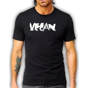 Pánské tričko pánské tričko VEGAN-Animals L Bílá