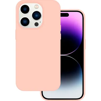 Pouzdro na mobilní telefon Tel Protect Silicone Premium pro Iphone 14 Pro Max light pink
