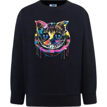 Chlapecká mikina detska_klasicka_levna_mikina_kocka_skliba Barva: Navy - tmavě modrá, Dětská bavlněná trička JHK: M