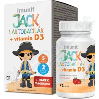 Laktobacily JACK LAKTOBACILÁK Imunit+vit.D3 tbl.72