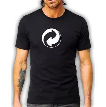 Pánské tričko pánské tričko RECYCLE XXL Bílá