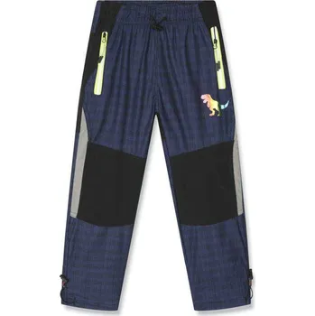 KUGO OUTDOOROVÉ ZATEPLENÉ KALHOTY S FLEECEM C7770 Barva: Tmavě modrá, Velikost: 104