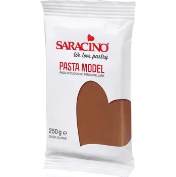 Potravina Modelovací hmota Saracino hnědá 250 g