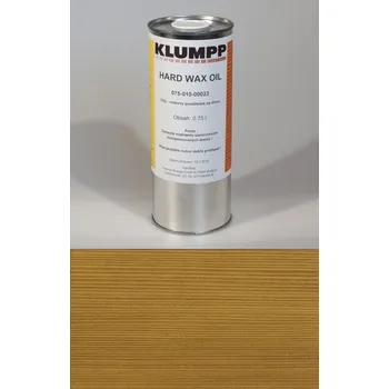 Olej na dřevo Hard Wax Oil - Dub přírodní 107, plechovka 0,75 l, vnitřní olej na nábytek s tvrdým voskem