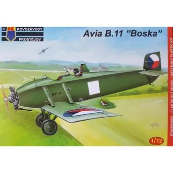 Plastikový model Kovozávody Prostějov Avia BH-11 Military Boska 1:72