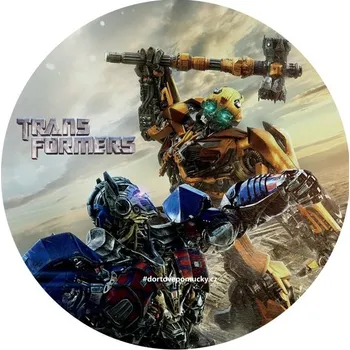 Jedlá dekorace na dort Transformers č.2 jedlý papír