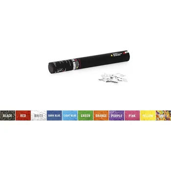 Konfeta Tcm Fx Ruční dělo na konfety 50cm, stříbrno-bílé konfety