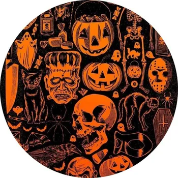 Jedlá dekorace na dort Halloween č.1 - tisk na jedlý papír