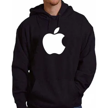 Pánská mikina mikina s kapucí APPLE Černá L