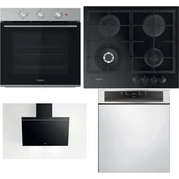 Set domácích spotřebičů WHIRLPOOL OMK38HU0X + WHIRLPOOL GOFL 629/NB1 + WHIRLPOOL AKR 62F LT K + WHIRLPOOL WBC 3C34 PF X
