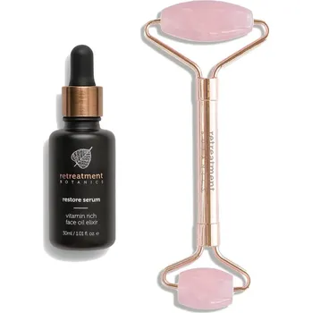 Pleťový olej Retreatment Botanics Glowing Skin Self-Care Ritual Set | Rituál pro rozjasnění pleti Duo 30 ml