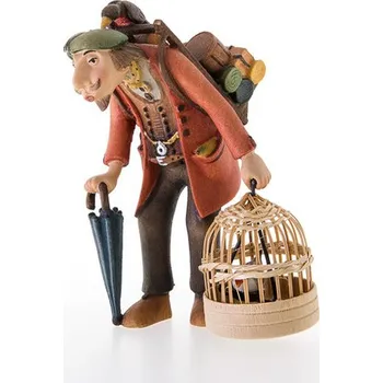 Vánoční dekorace Ornatis Obchodník s potravinami Provedení: Malované, Velikost stojících figur dospělých postav: 8 cm