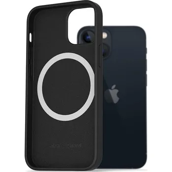 Pouzdro na mobilní telefon AlzaGuard Silicone Case Compatible with Magsafe pro iPhone 13 Mini černý