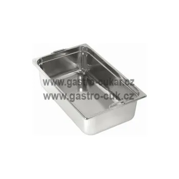 Gastronádoba s držadly GN 1/1 (530x325mm) GASTRONORM - 3 varianty, hloubka 100mm - GN 1/1, objem 14l